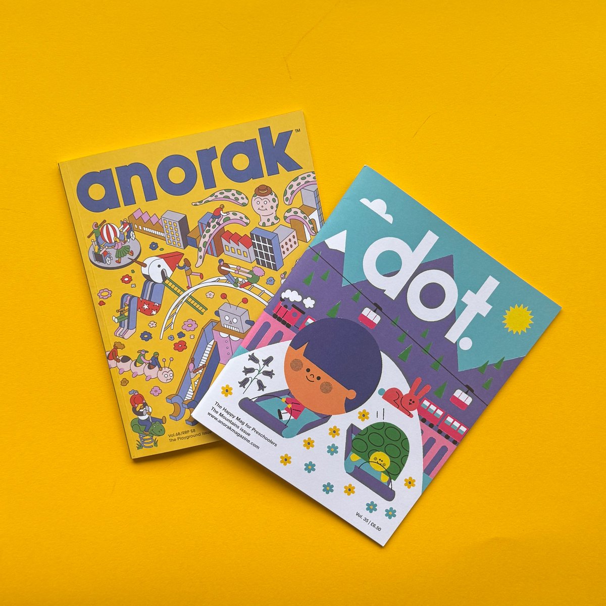 Playgrounds 
Mountains 
Best Xmas prezzies 
(Biased, us?!) 
anorakmagazine.com