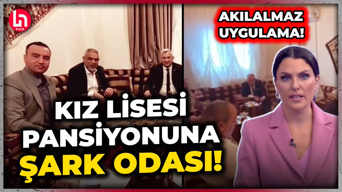 Kız meslek lisesi müdürü pansiyonu şark odasına çevirdi! Akılalmaz uygulamaya tepkiler büyüyor!

Ece Üner (<a href="/eceuner12/">Ece Üner</a>) ile #HalkAnaHaber 

youtu.be/fvrtgTDIgss