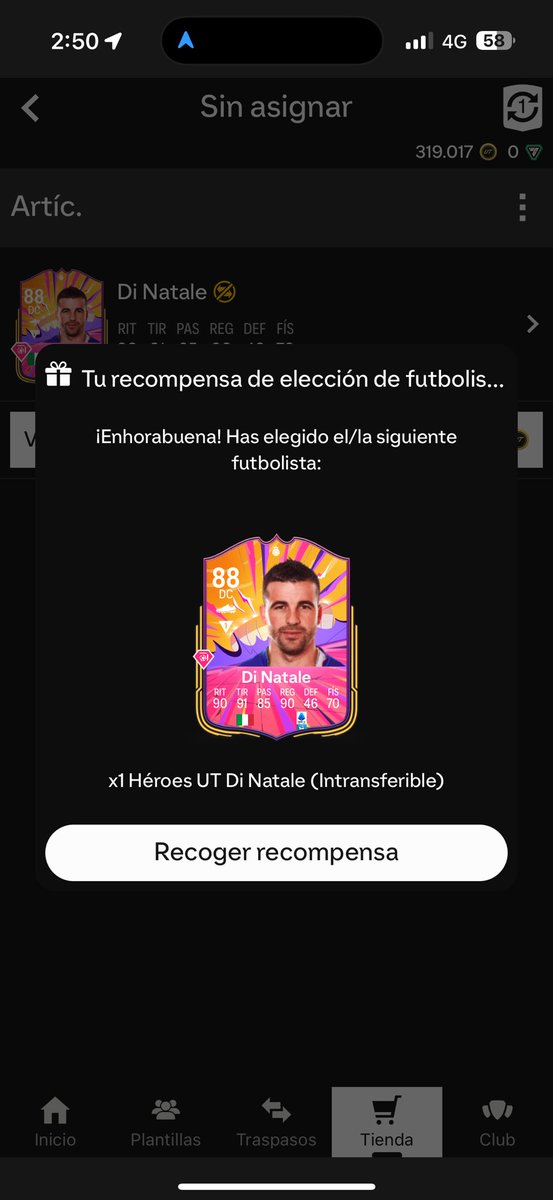 chriscol23's tweet photo. Omg !!! Is This a win ? I got it in the Two héroes selection 180.000 FIFA Coins !!! @FUTBIN #FC25 #UltimateTeam https://t.co/zWQoH13cB7