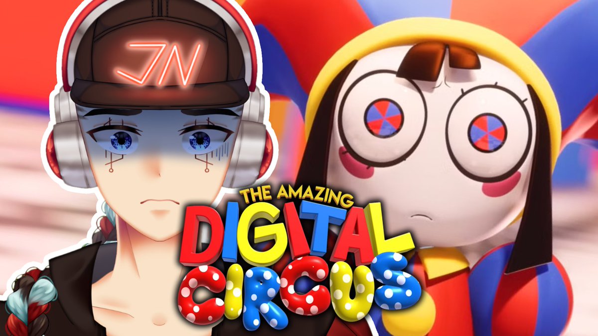 JeshNyx's tweet photo. Tonight at 11:30pm MST, I'm reacting to The Amazing Digital Circus over on my Twitch channel to get ready for ep4 next week!

See you awesome punkz then, and join me in all the EXISTENTIAL CRISIS

#vtuber #envtuber #vtuberuprising #theamazingdigitalcircus https://t.co/jDMV2cSWAx