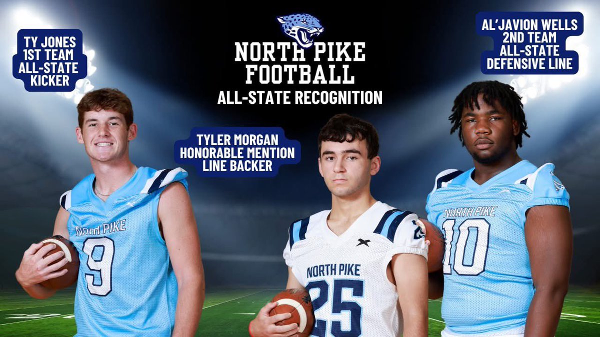 Congratulations to Ty Jones, Tyler Morgan, &amp; Al’Javion Wells on being named to the 5A All-State teams! #PawsUp