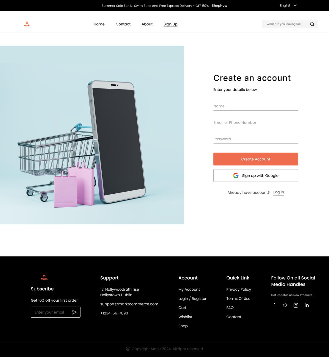 marktcommerce's tweet photo. What our Sign-up and Login page looks like. Can't wait for you all to join the community and unlock your shopping experience today!
#shopping 
#shoppingonline 
#explorepage https://t.co/o5XRp2TJJn