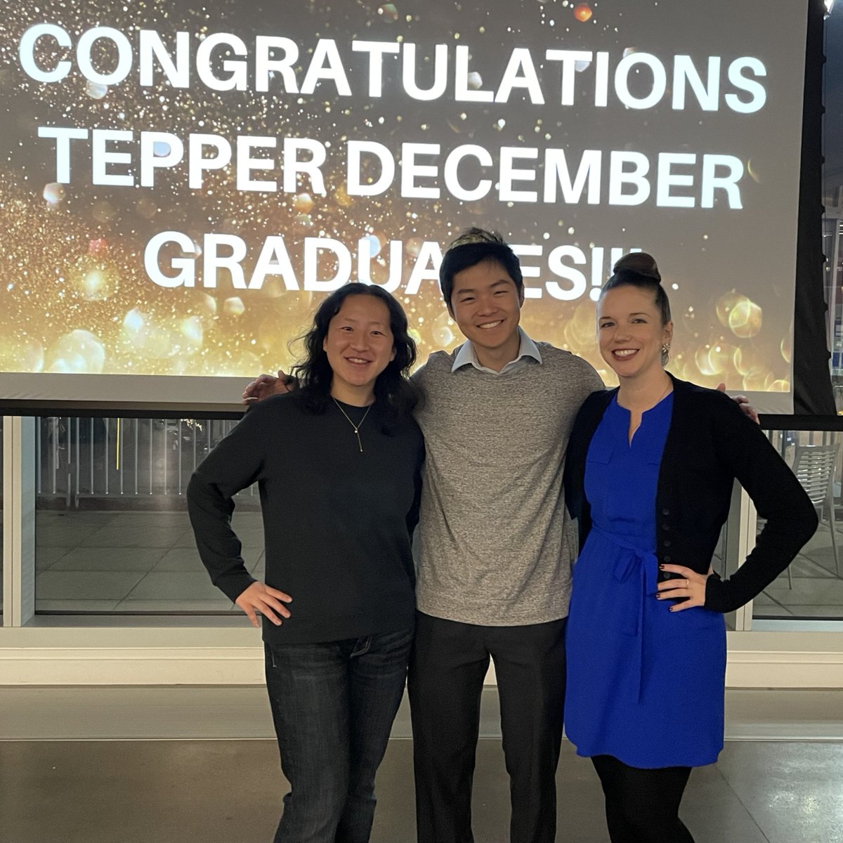 teppercmu's tweet photo. This week, we proudly celebrated our undergraduate students who are finishing their degrees in December with a special reception. Welcome to the Tepper School Alumni Community, December graduates! 

#CMUTepper #TheIntelligentFuture #Undergraduate https://t.co/O1V0ynoeYe