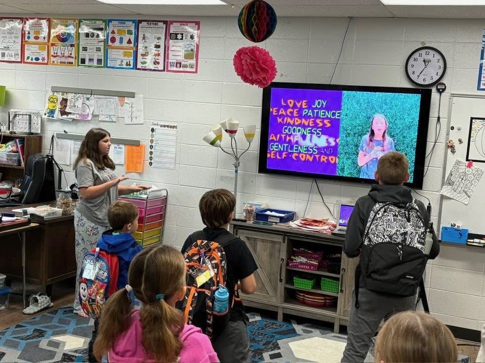 We had a great time at FCA today ⁦<a href="/NatcherElem/">Natcher Elementary</a>⁩. These students led our time and they did super!  Everyone was attentive and we had some great questions. #superleaders