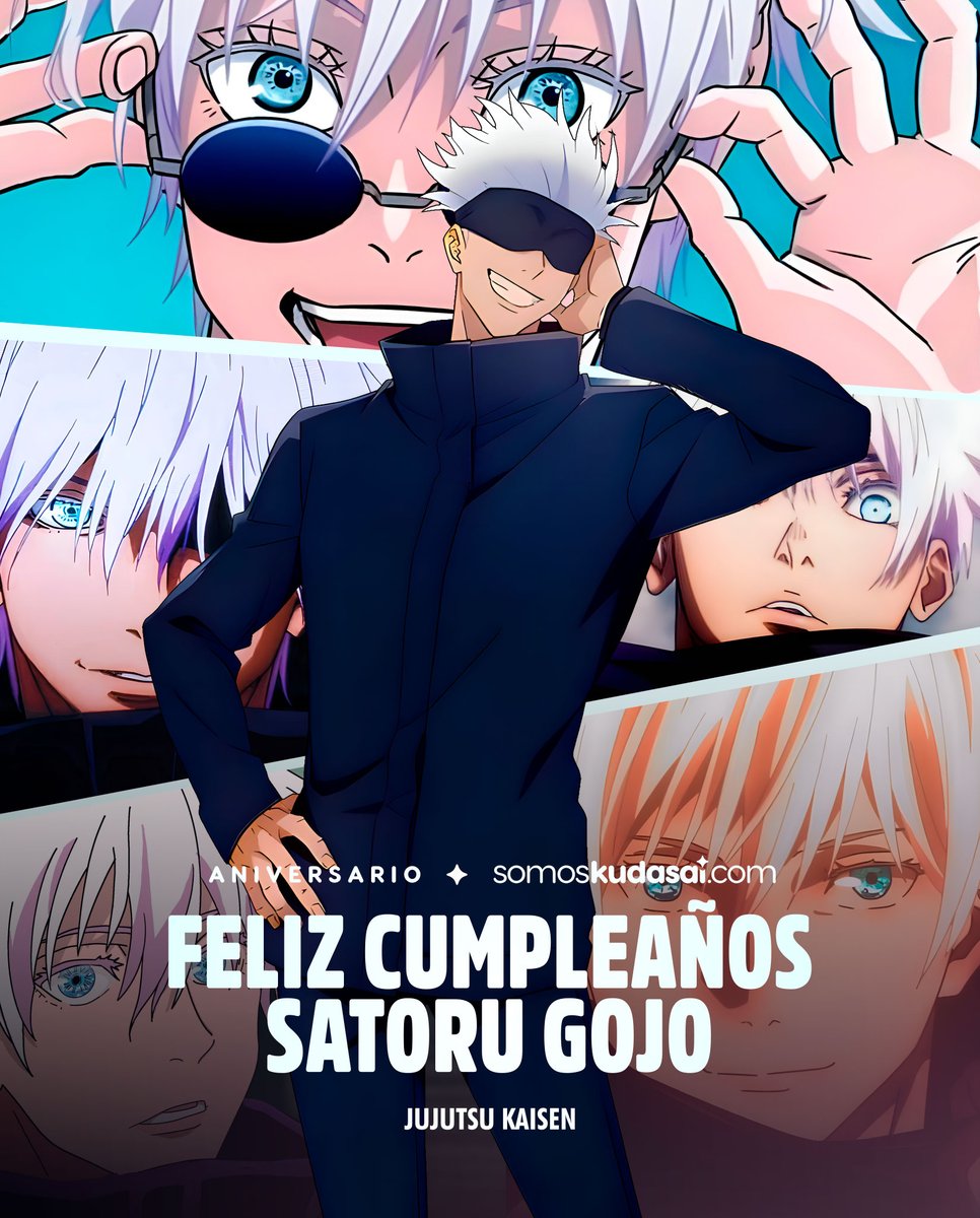 animetrends's tweet photo. 🎉 Happy Birthday, Satoru Gojo!

Anime: "Jujutsu Kaisen".
Seiyuu: Yuichi Nakamura. https://t.co/0Zcj68q4iC