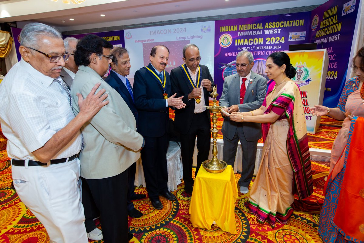 drgilada's tweet photo. My proud pleasure to inaugurate #IMACON 2024 in #Mumbai on this World AIDS Day, 1st Dec& to deliver the prestigious "Dr Surabhai Seth Memorial Oration" on Managing HIV and Ageing in a jam-packed auditorium & connected with another hall, a rarity these days at medical meetings! https://t.co/HVmjEoXkCd