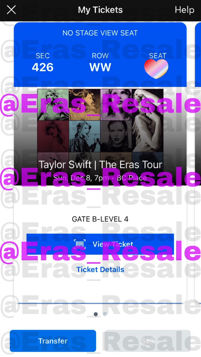 🎟️💲 SELLING 💲🎟️
• TWO (2) Non-Stage View Upper Bowl ticket for the Eras Tour Vancouver N3! (Dec 8)
• Sec 426, Row WW, $29.75 USD total (includes G&amp;S fee)

To Enter:
Fill out this form! forms.gle/rdCcrGmGAqay8N…

Buyer will be chosen at 7pm EST TODAY!