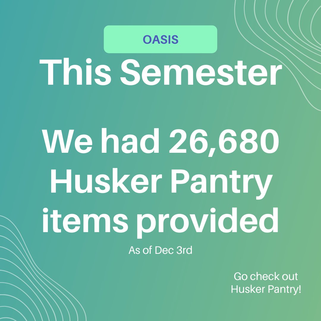 UNL OASIS tweet media