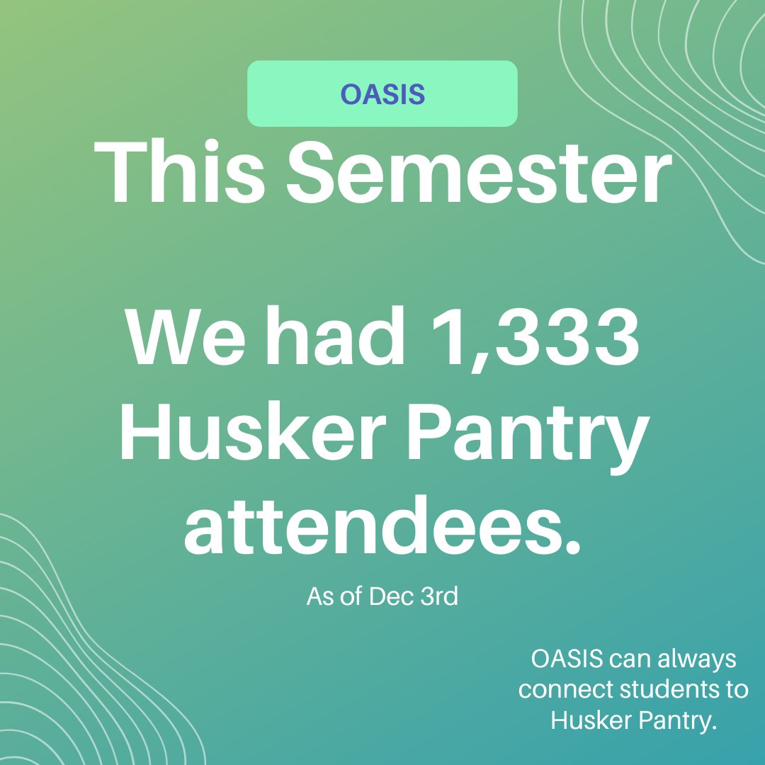 UNL OASIS tweet media