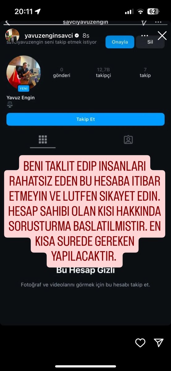 hadiyauvv's tweet photo. HADİ HER ŞEYİ ANLARIM DA.. SAVCININ FEYK HESABINI AÇACAK KADAR DELİRMİŞ OLAMAZSINIZ ABİİ https://t.co/eQr7B4uMw3