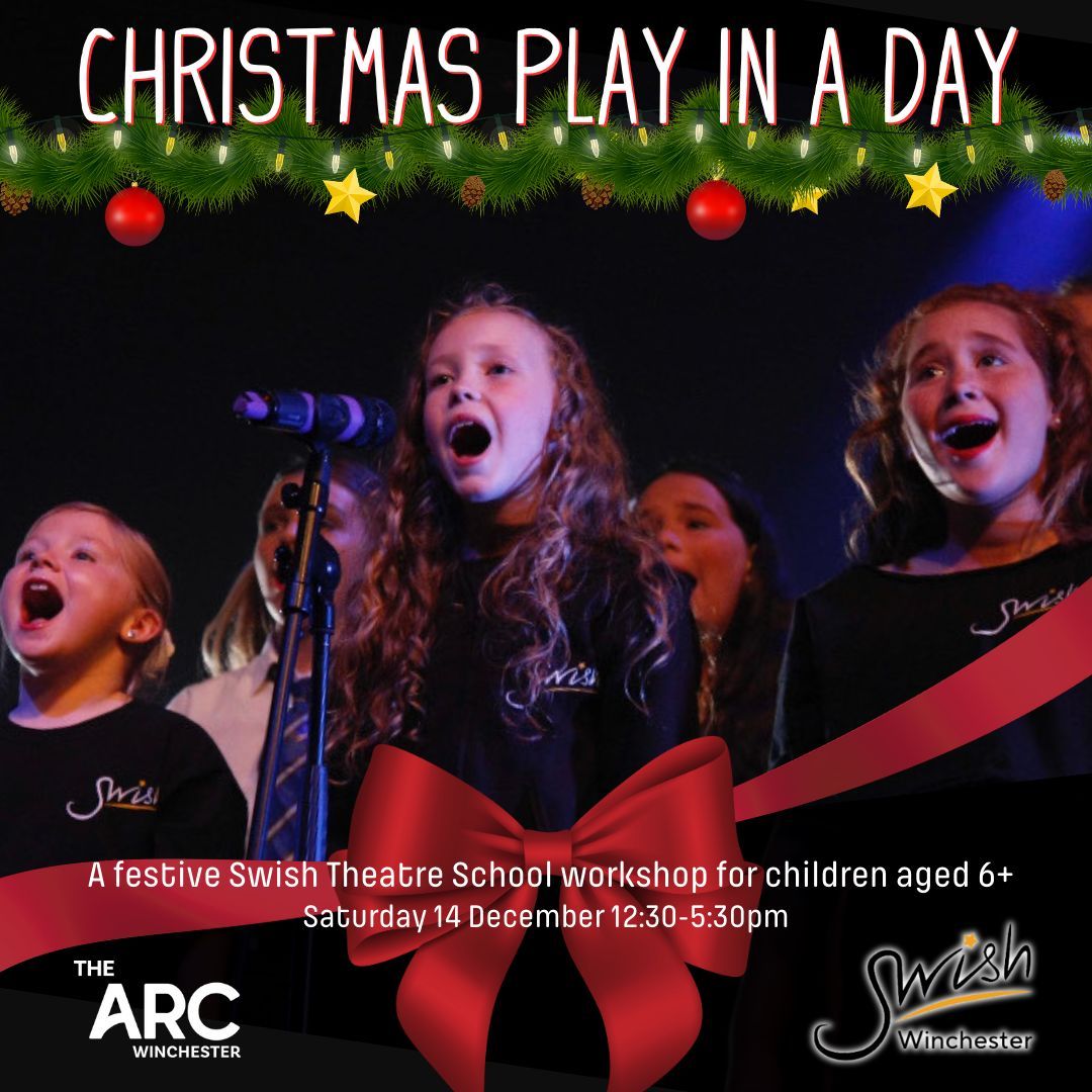 Attention parents and guardians of theatrical children ages 6+ looking for a fun festive activity: Swish Theatre School are hosting an afternoon workshop of musical theatre! 🎄✨🎹🎅 

Saturday 14 December
12:30-5:30pm
Book over the phone, at The Arc or via our website!