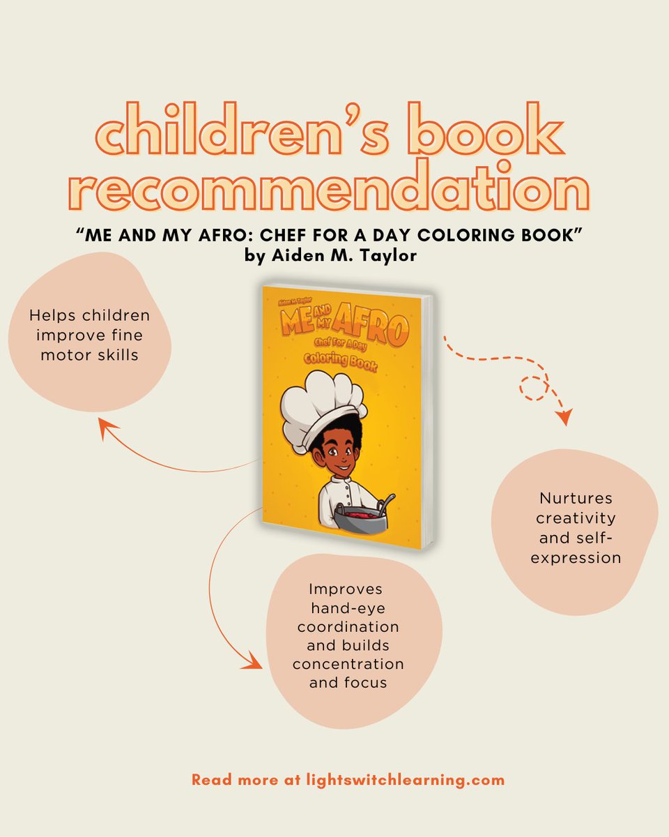 lightswitchK12's tweet image. 📣 Calling all mini chefs! Chef Aiden is taking over the kitchen, and he&apos;s inviting YOU to join in the fun! 🍕
This #kidsbook is more than a story—it’s an experience! Foster teamwork, creativity, and a love for cooking while celebrating family traditions in the classroom or home.
