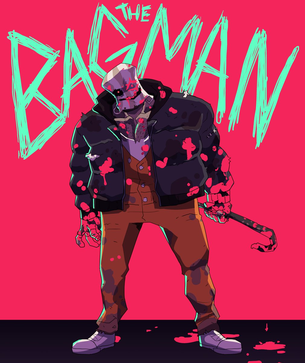 Gabriel Larragán (@wolfsvile) on Twitter photo The Bagman, I wanna see an animated slasher movie one day and seeing <a href="/junkmixart/">Janie Lee 🔪🩸</a> amazing Slasher U designs made me wanna revisit this old idea, maybe one day I'll do something with it The Bagman, I wanna see an animated slasher movie one day and seeing <a href="/junkmixart/">Janie Lee 🔪🩸</a> amazing Slasher U designs made me wanna revisit this old idea, maybe one day I'll do something with it