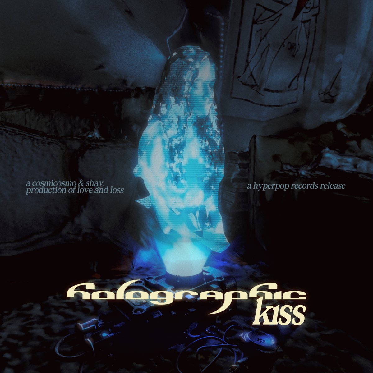 HyperPopMusic's tweet image. A collaboration 8 years in the making, label co-founders 'cosmicosmo' &amp;amp; @ShadyMonk finally join forces on this heartfelt production of love &amp;amp; loss to present us with 'Holographic Kiss'.

Promo by: @annexworks 

NOW STREAMING EVERYWHERE: song.link/fszmsrfwxxdbd