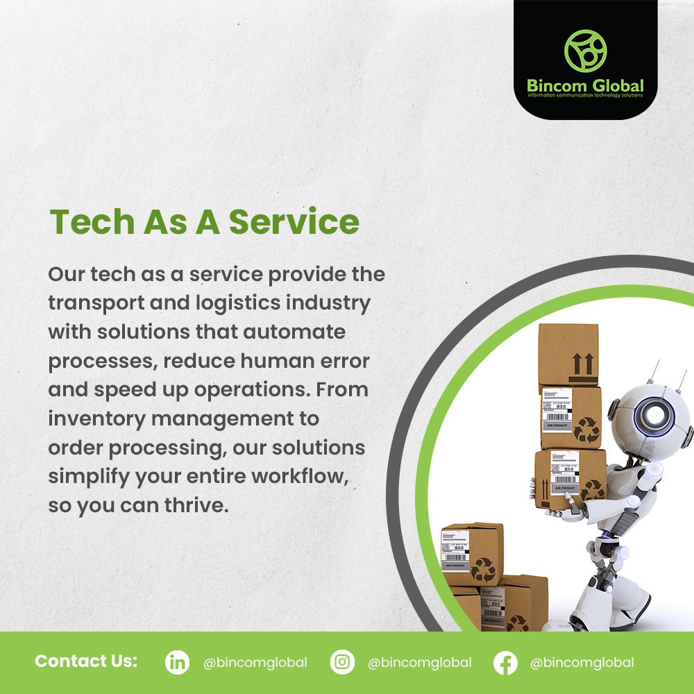 bincomict's tweet image. Experience unparalleled efficiency, accuracy and simplicity with our Tech As a Service solutions. Let your team focus on strategic initiatives that drive growth and not mundane tasks. Contact us today to get started!

#BincomGlobal #TechAsAService #Automation