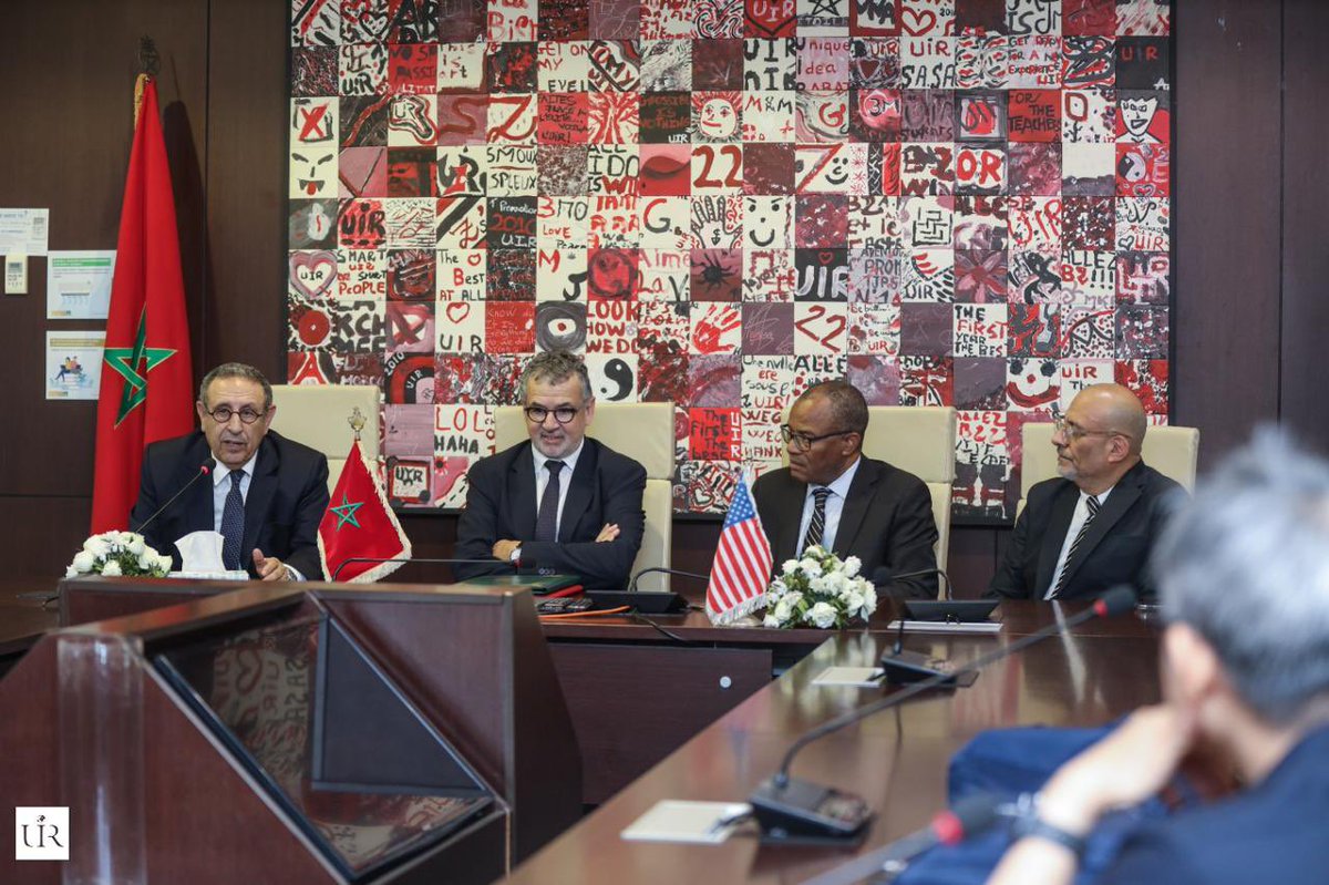 youamrani's tweet photo. Honored to attend today’s signature ceremony between @UIRabat   and @UCLA , marking a new milestone in Morocco-U.S. academic collaboration. Together, we reach new horizons of development, highlighted by the ACCESS initiative, a key center studying global transformations in Latin America, Africa, and Southeast Asia, focusing on environmental changes, demographic transitions, and sustainability. Looking forward to the transformative projects ahead.