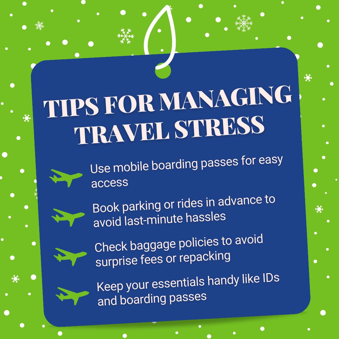 Holiday travel doesn’t have to be hectic! We've put together a few tips to make your trip smooth and stress-free.
#iFlyMacon #MCN