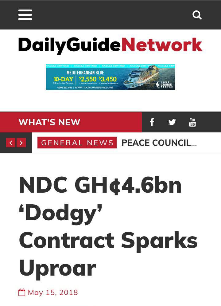 Infrastructure projects were riddled with corruption under Mahama. #IncompetentMahama #FailedMahama #1TouchForBawumia #BawumiaForPresident