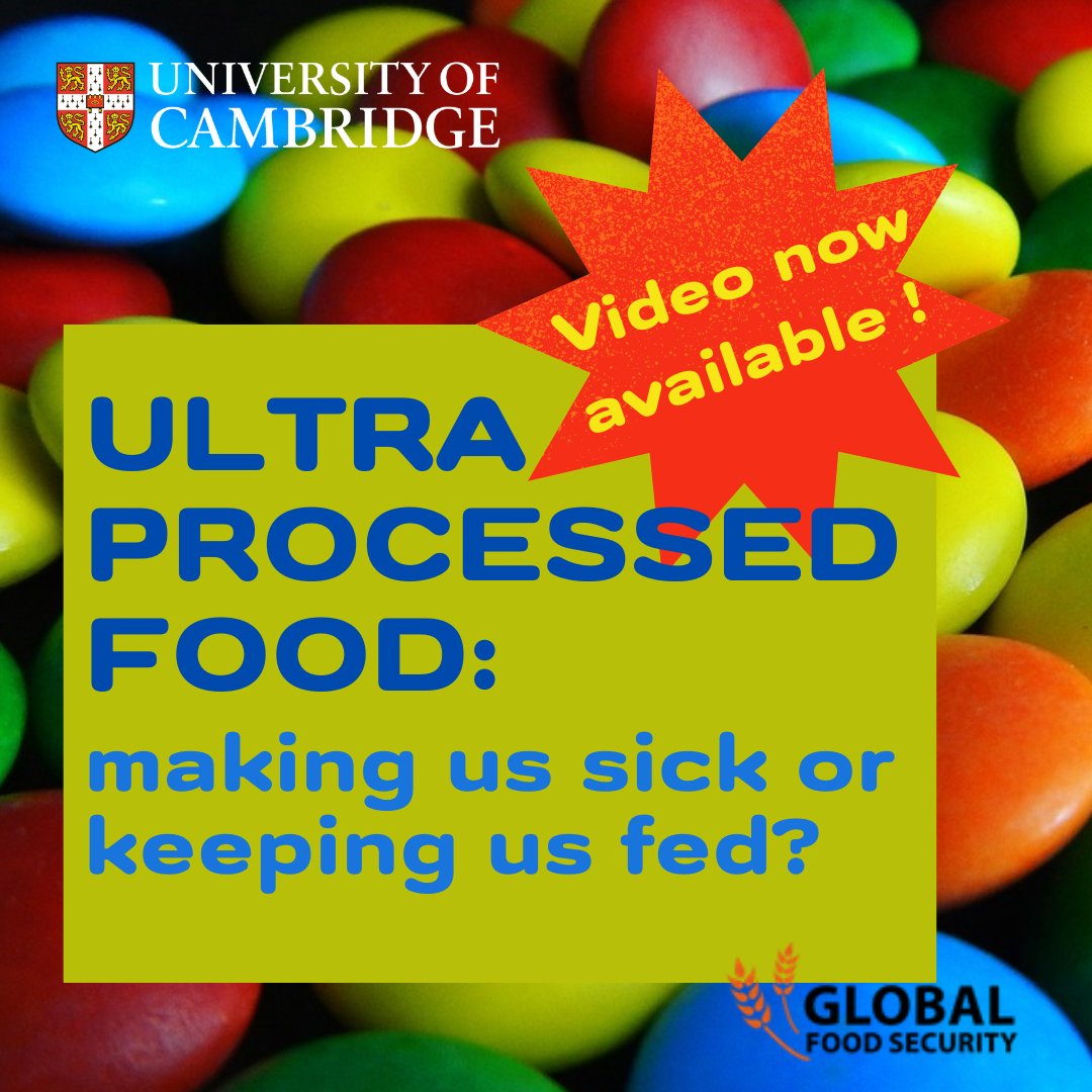 GlobalFoodSecurity (@globalfood_camb) on Twitter photo ๐ฝ๏ธIn case you missed our event on UPFs, it's now available to watch on line: bit.ly/3O22QD6
Our expert panellists were <a href="/joan_walmsley/">Joan Walmsley๐ถ</a>, <a href="/HLFoodObesity/">House of Lords Food, Diet and Obesity Committee</a>, <a href="/DoctorChrisVT/">Chris van Tulleken ๐ณ๏ธโ๐</a>, @YanainaChU, Dr Jag Singh Srai, <a href="/IfMCambridge/">Institute for Manufacturing (IfM)</a> & <a href="/martinwhite33/">Martin White (moving to BlueSky...) ๐๐ช๐บ๐บ๐ฆ</a> <a href="/MRC_Epid/">MRC Epidemiology Unit</a> (chair) ๐ฝ๏ธIn case you missed our event on UPFs, it's now available to watch on line: bit.ly/3O22QD6
Our expert panellists were <a href="/joan_walmsley/">Joan Walmsley๐ถ</a>, <a href="/HLFoodObesity/">House of Lords Food, Diet and Obesity Committee</a>, <a href="/DoctorChrisVT/">Chris van Tulleken ๐ณ๏ธโ๐</a>, @YanainaChU, Dr Jag Singh Srai, <a href="/IfMCambridge/">Institute for Manufacturing (IfM)</a> & <a href="/martinwhite33/">Martin White (moving to BlueSky...) ๐๐ช๐บ๐บ๐ฆ</a> <a href="/MRC_Epid/">MRC Epidemiology Unit</a> (chair)