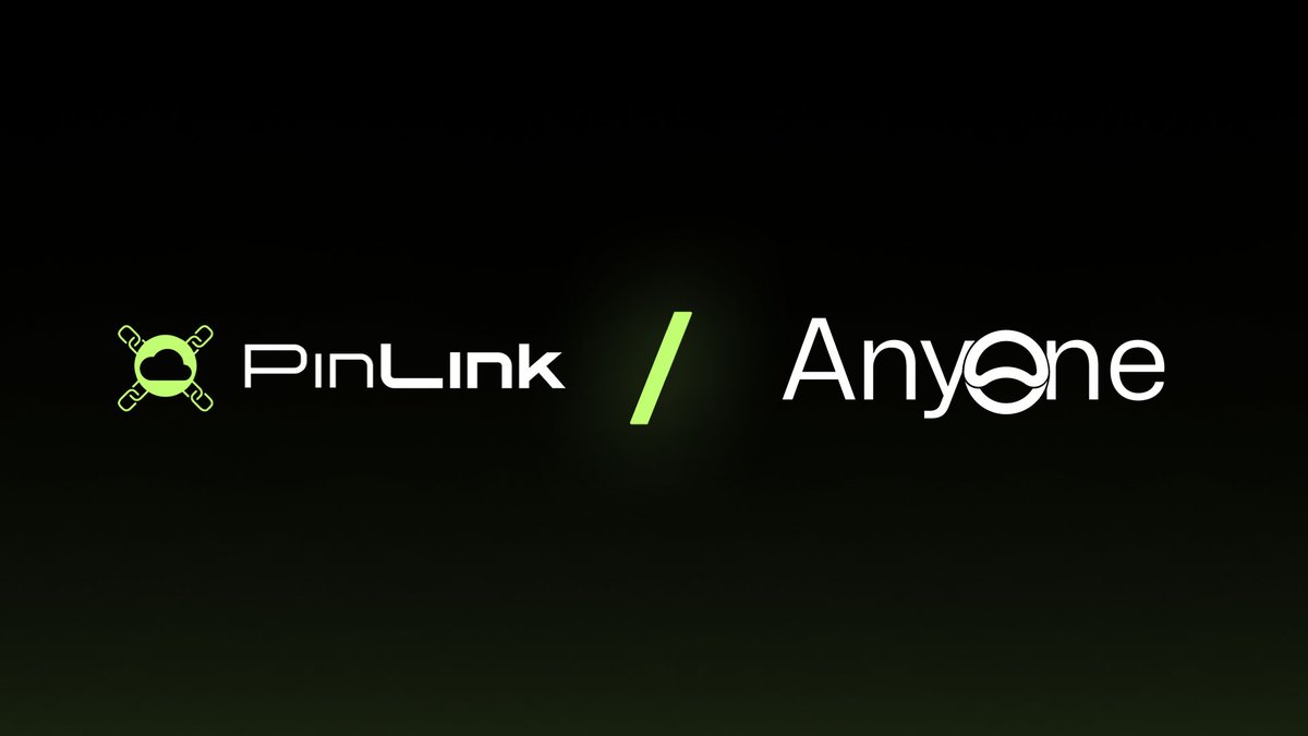 PinLink (@pinlinkai) on Twitter photo PinLink and $ANYONE: Partnering To Deliver The World’s Most Decentralized Privacy Network
PinLink is teaming up with <a href="/AnyoneFDN/">ANyONe Protocol</a> to create an extra layer of decentralization for their online privacy infrastructure.
We’ll be tokenizing Anyone Router devices and listing them on PinLink and $ANYONE: Partnering To Deliver The World’s Most Decentralized Privacy Network
PinLink is teaming up with <a href="/AnyoneFDN/">ANyONe Protocol</a> to create an extra layer of decentralization for their online privacy infrastructure.
We’ll be tokenizing Anyone Router devices and listing them on