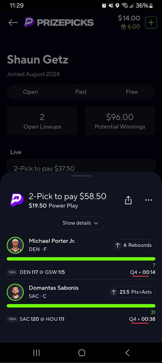 Daily picks &amp; plays hitting green  is always the  Goal.tap in👇 let's build Bankrolls 🤑
send a DM to get plays 

t.me/+Ik8TF34IUrg4Z…

#Prizepicks #nba    #nfl #fanduel #gambling  #prizepickswinning #mlb #playerprops #freeplays #DFS #Gambling