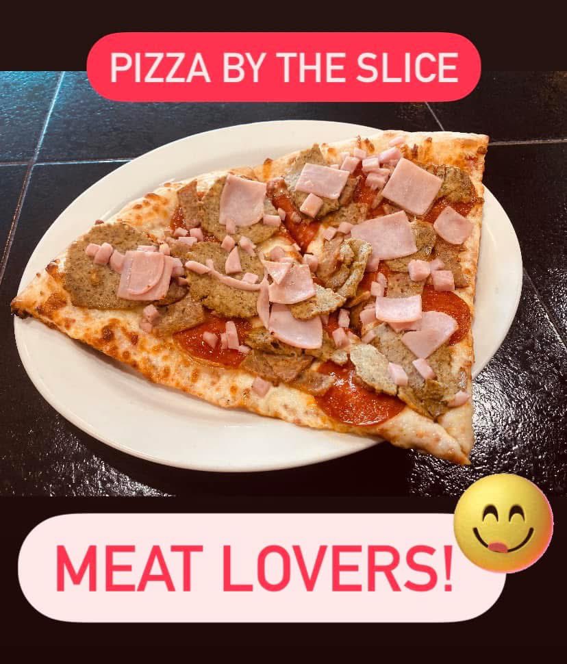 MichaelsPizzaMB's tweet photo. We offer Meat Lovers Slices. #yum #myrtlebeachpizza #eatatmichaelspizza #michaelspizzamb @MichaelsPizzaMB https://t.co/RUtXFUa6ub