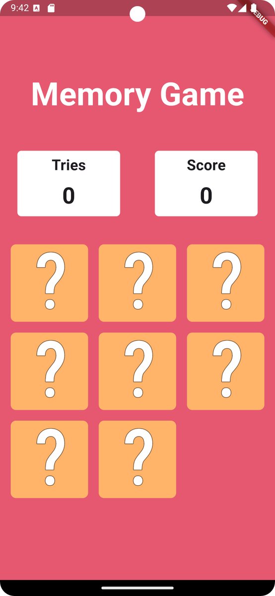 FMadizada90174's tweet photo. ๐ "From learning Flutter to building my first game! Introducing my memory card game ๐โa simple yet fun way to test your memory. This is just the beginning! ๐"
#FlutterDevelopment
@a_daneshyar
#fluttergame
#Coding
#AfghanGirlsCode
@CodeToInspire https://t.co/zlAL03jlyx