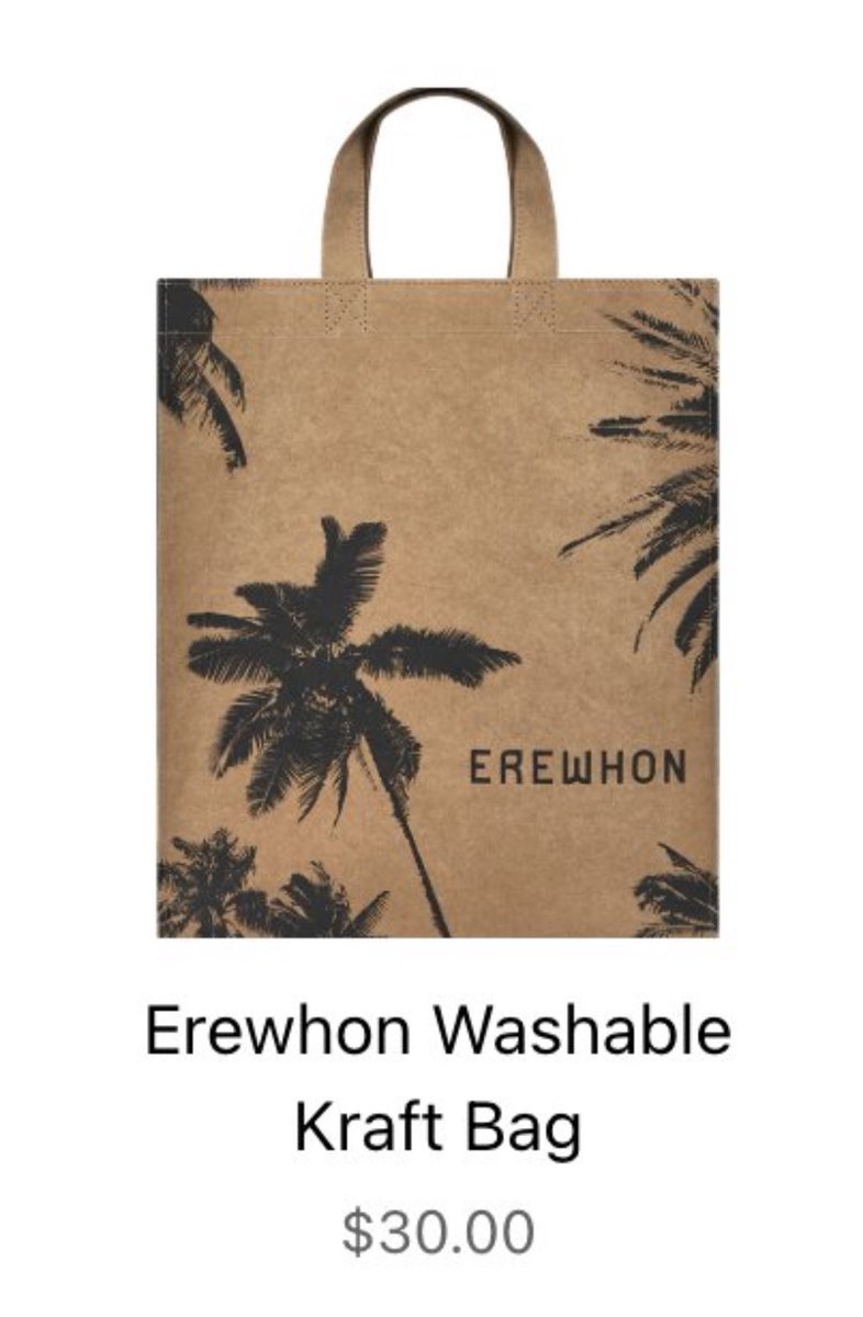 Erewhon brown bags resell on EBay for $10-12 each — Now Erewhon
