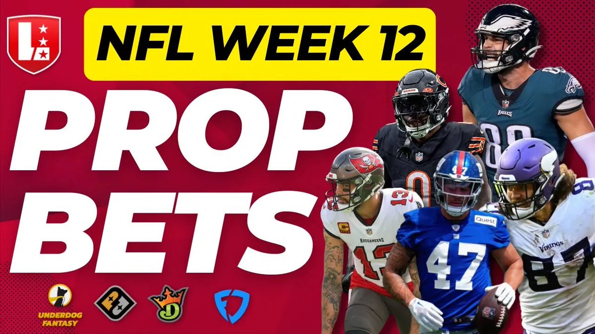 LineStarApp's tweet photo. π¨ Week 14 Player Prop Picks π¨
@ShannonOnSports & @FlatTyler83 are back with their top player props for this week's NFL action! π° Don't miss out on the plays that can boost your bankroll.
π₯ Watch now: https://t.co/yiuTVDeNEf
#NFL #PlayerProps #PropsAI #UnderdogFantasy https://t.co/9KIZIr7TZ3