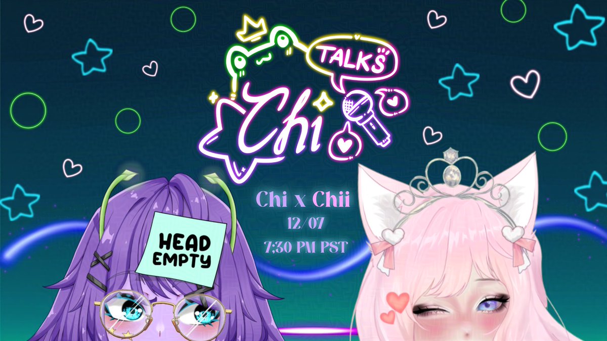chiisl0st's tweet photo. #Chitalks returns tonight! 

What kind of trouble can two Chii’s get into? 

Today @7:30 pm pst https://t.co/qHZyzU81p6