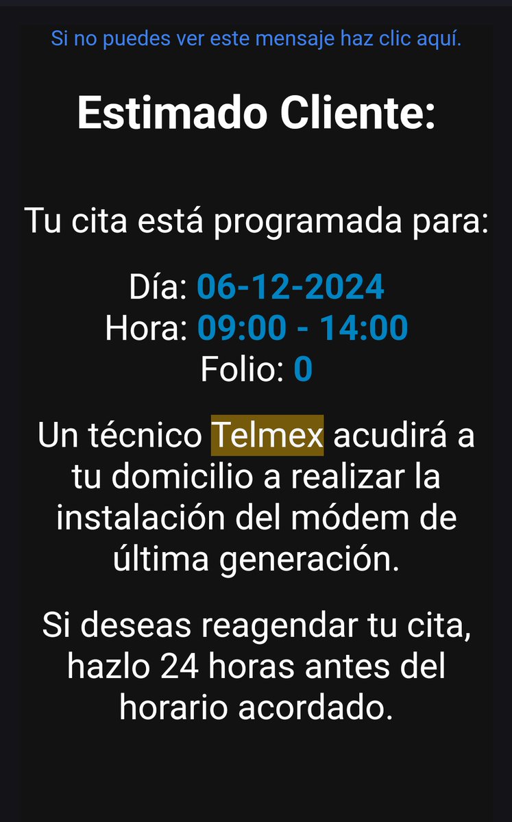 allinrubio's tweet photo. Es neta @TELMEXSoluciona @Telmex @telmex folio cero? A mi me dijeron que hoy vienen los técnicos de 9 a 2, no fui a trabajar para esperarlo 🤬 https://t.co/ZWWowPbP0c