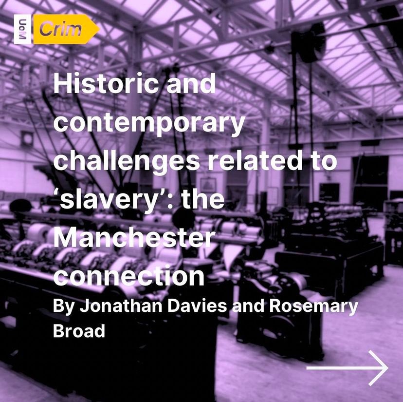 🐝📰 This week we explore
the historical roots of slavery and its enduring legacy today. <a href="/JonCriminology/">Jon Davies</a> &amp; Rose Broad. #History #Slavery #SocialJustice  Read more: research.manchester.ac.uk/en/clippings/h…