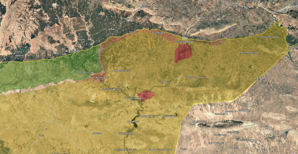 #SONDAKİKA Rejim güçleri, Kamışlı ve Haseke bölgelerindeki askeri üslerini YPG/PKK güçlerine devretmeye hazırlanıyor.