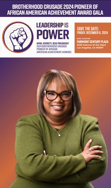 Brotherhood Crusade (@bcrusade) on Twitter photo 🎉 SOLD OUT! 🎉
 
Our 2024 Pioneer of African American Achievement event is officially SOLD OUT! Join us today at the Fairmont Century Plaza Hotel as we celebrate April Verrett and enjoy performances by <a href="/ledisi/">ledisi</a> & <a href="/m_dot_philly/">Mike Phillips</a> 
 
#PioneerOfAchievement #LeadershipIsPower #SEIU 🎉 SOLD OUT! 🎉
 
Our 2024 Pioneer of African American Achievement event is officially SOLD OUT! Join us today at the Fairmont Century Plaza Hotel as we celebrate April Verrett and enjoy performances by <a href="/ledisi/">ledisi</a> & <a href="/m_dot_philly/">Mike Phillips</a> 
 
#PioneerOfAchievement #LeadershipIsPower #SEIU