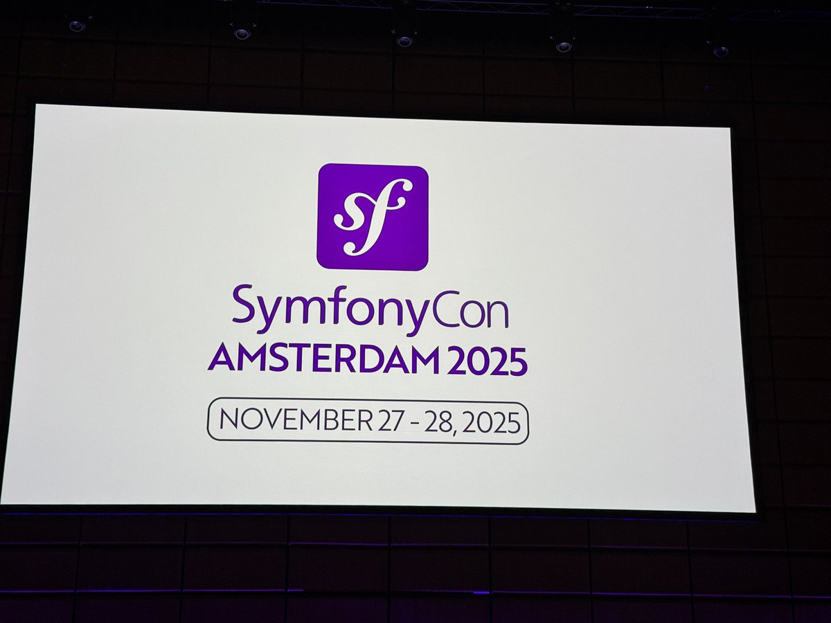 Tanariel's tweet photo. Next year’s  #SymfonyCon https://t.co/PKR38AMAaH