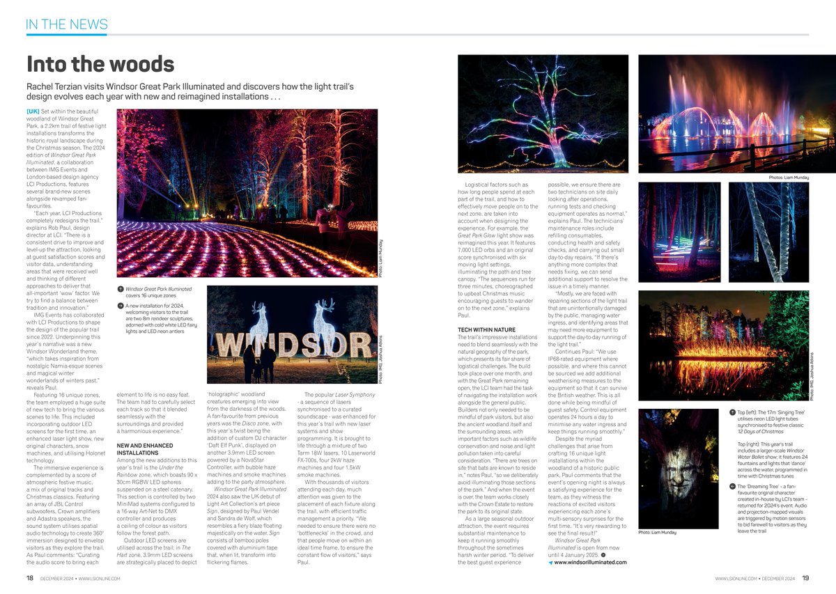 🔦Spotlight on <a href="/WGPilluminated/">Windsor Great Park Illuminated</a>! 

We're chuffed to be featured in the latest issue of <a href="/lsionline/">LSi Online</a>!  Huge thanks to the LSi team for the fantastic write-up. 

Relive the magic of the #trail digital.lsionline.com/html5/reader/p…
 #WindsorIlluminated #avtweeps
