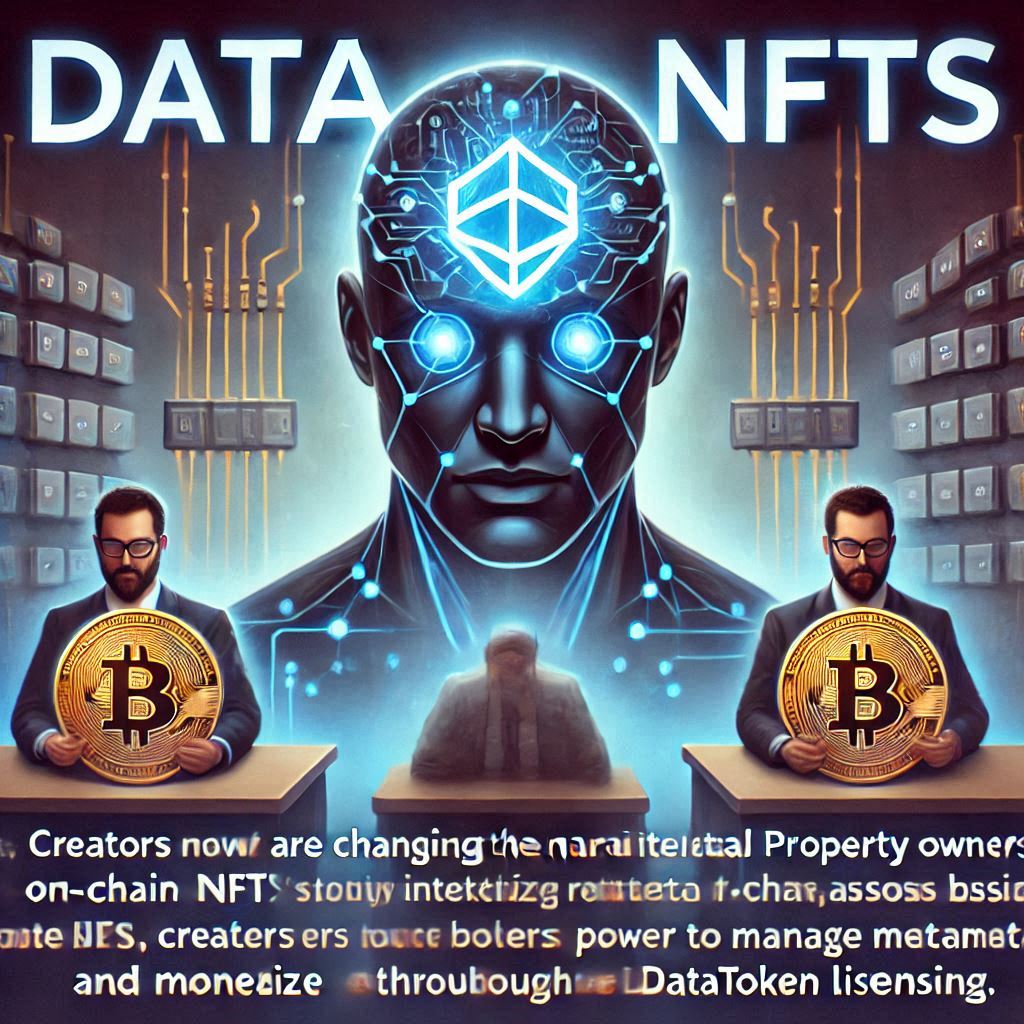 AltcoinWhisp's tweet photo. Ocean protocol’s Data NFTs are changing the narrative of data ownership. By tokenizing intellectual property rights on-chain, each NFT acts as proof of base IP.
Creators now wield the power to manage metadata, assign roles, and monetize through datatoken licensing.
#DataNFTs https://t.co/YXNOJgoRWg