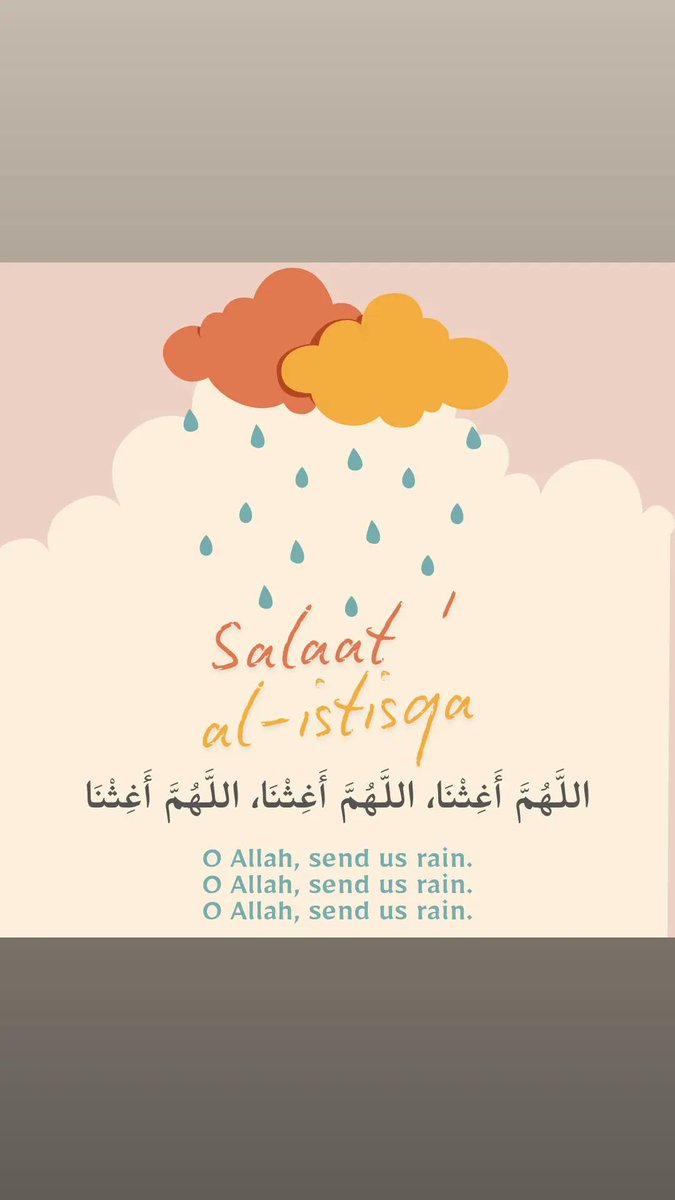 shkmohamedeid's tweet photo. اللَّهُمَّ أَغِثْنَا، اللَّهُمَّ أَغِثْنَا، اللَّهُمَّ أَغِثْنَا
O Allah, send us rain. O Allah, send us rain. O Allah, send us rain.
#Salatulistisqa #inuae🇦🇪 #duaforrain⛈️ #followthesunnahoftheprophetﷺ #deen #islamisblessingalhamdulillah💎 https://t.co/GtxK5ITgEx