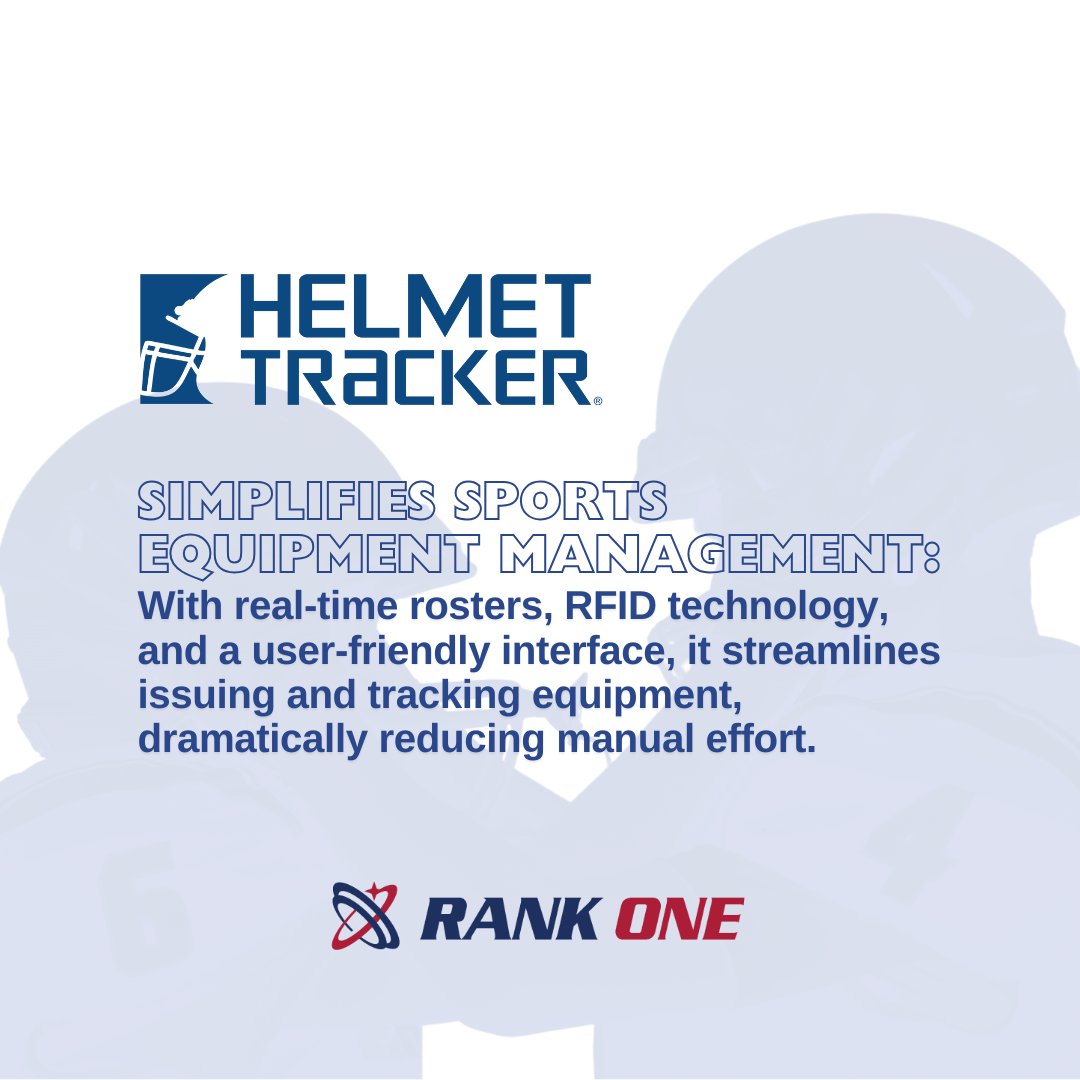 Rank One (@rank1sport) on Twitter photo Partner Spotlight: <a href="/helmettracker/">Helmet Tracker</a> 🙌🏼
We’re thrilled to share our seamless integration with Rank One Rosters!
Helmet Tracker revolutionizes sports equipment management for high school athletics, boosting safety, saving time, and minimizing costs from misplaced or mishandled Partner Spotlight: <a href="/helmettracker/">Helmet Tracker</a> 🙌🏼
We’re thrilled to share our seamless integration with Rank One Rosters!
Helmet Tracker revolutionizes sports equipment management for high school athletics, boosting safety, saving time, and minimizing costs from misplaced or mishandled