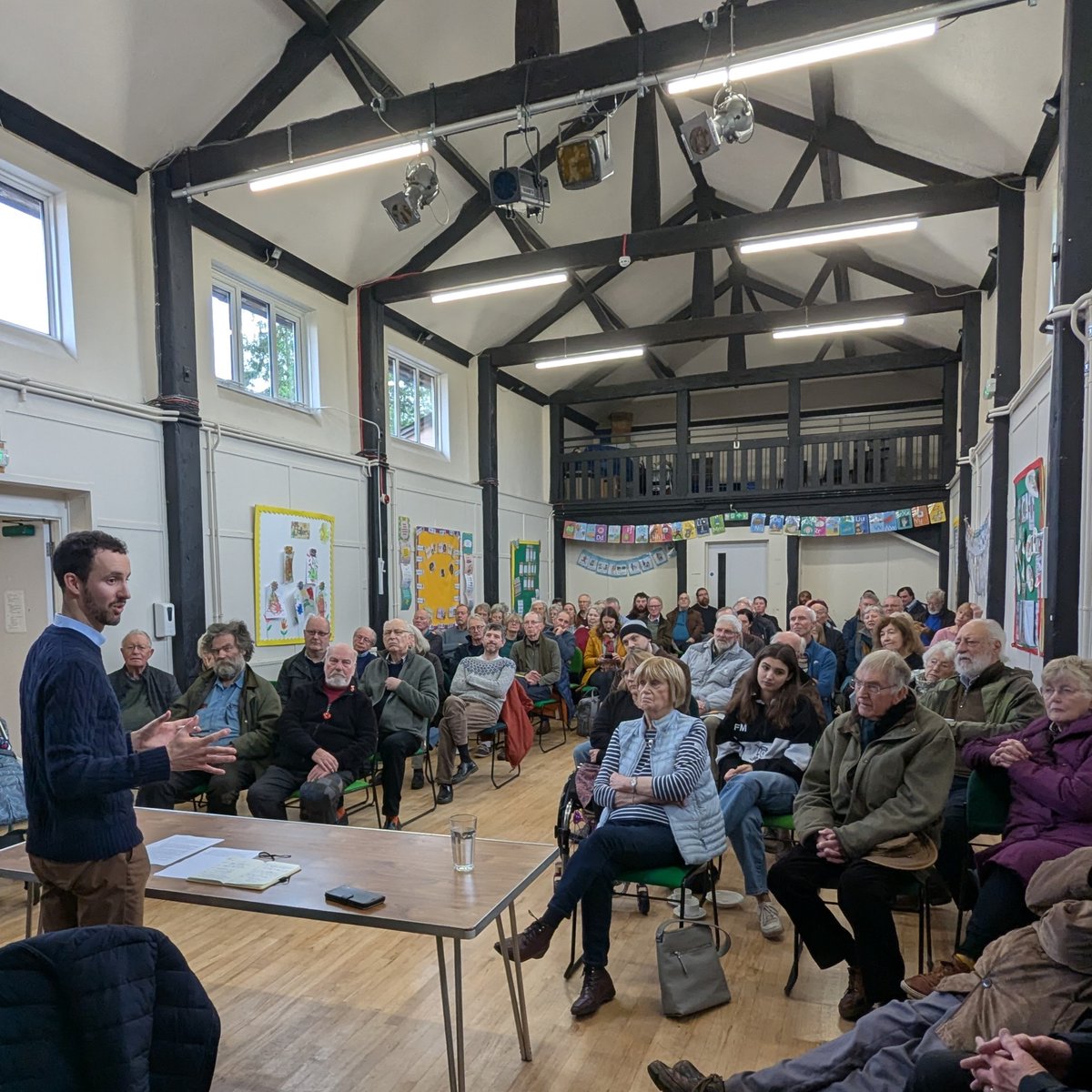 CHinchliffMP's tweet photo. There was standing room only at my first coffee morning in the village of #Ashwell - over 80 in attendance!
Topics ranged from dangerous road junctions and encouraging active travel, to deploying rooftop solar and building new homes while preserving village integrity.
#NEHerts https://t.co/0Zs0z3Mx4j