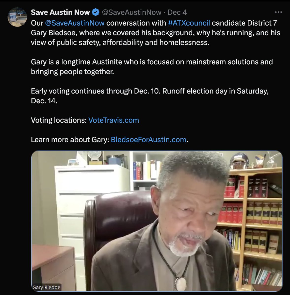 Austin DSA tweet media