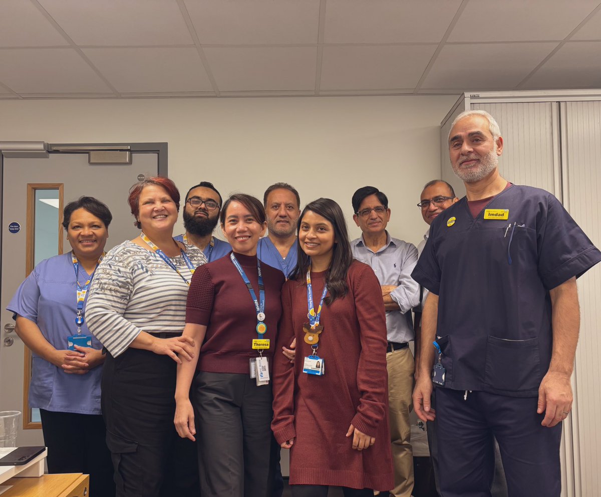 We are delighted to introduce our NUH Clinical Research team! Christmas Potluck Lunch 🎄🎅🏽🍗🎁 #Researchers #newham
