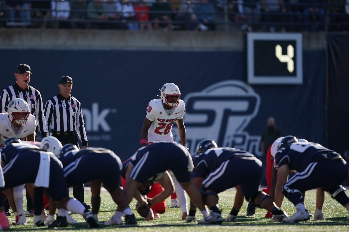 Thank you to the staff and fans at the University of New Mexico for a great experience. After much thought and prayer, I have decided to enter my name in the transfer portal as a graduate-transfer!

Season Stats: 58 tackles, 3PBU, 1FF at SAF