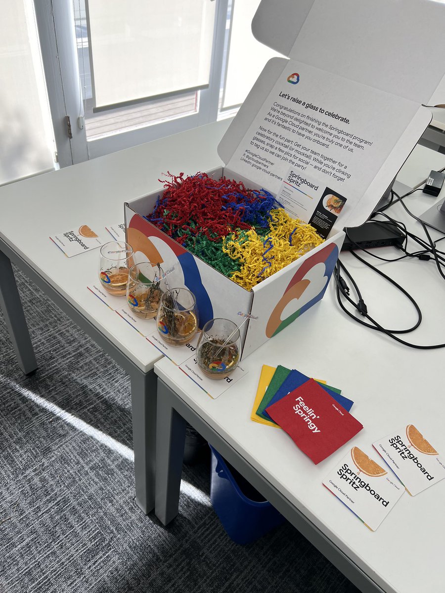 LiveX (@livex_ai) on Twitter photo 🎉 Today, our team celebrated a major milestone—our graduation from the <a href="/googlecloud/">Google Cloud</a> Springboard Program!
Thank you <a href="/gcloudpartners/">Google Cloud Partners</a> for the thoughtful celebration package—cheers to mocktails and milestones! 🍹✨
#GoogleCloudSpringboard #GoogleCloudPartner 🎉 Today, our team celebrated a major milestone—our graduation from the <a href="/googlecloud/">Google Cloud</a> Springboard Program!
Thank you <a href="/gcloudpartners/">Google Cloud Partners</a> for the thoughtful celebration package—cheers to mocktails and milestones! 🍹✨
#GoogleCloudSpringboard #GoogleCloudPartner