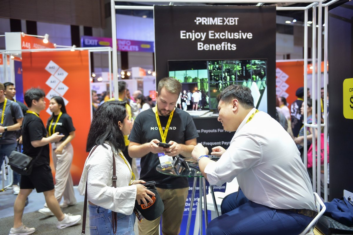 PrimeXBT's tweet photo. 🔥 We’ve wrapped up an exciting two days at #AWasia!

Thank you to all the affiliates and partners who visited us. It’s been a pleasure connecting with you, and we can’t wait to see what’s next!

#PrimeXBT #PrimeXBTAsia https://t.co/qxIyiTU5av