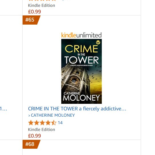 OnlyMoloney1's tweet photo. Exciting to see my latest book Crime in the Tower on the Amazon Best Seller Mystery,Thriller &amp; Suspense category! 👀🥳😍
@Joffebooks https://t.co/MViHAvdOJz