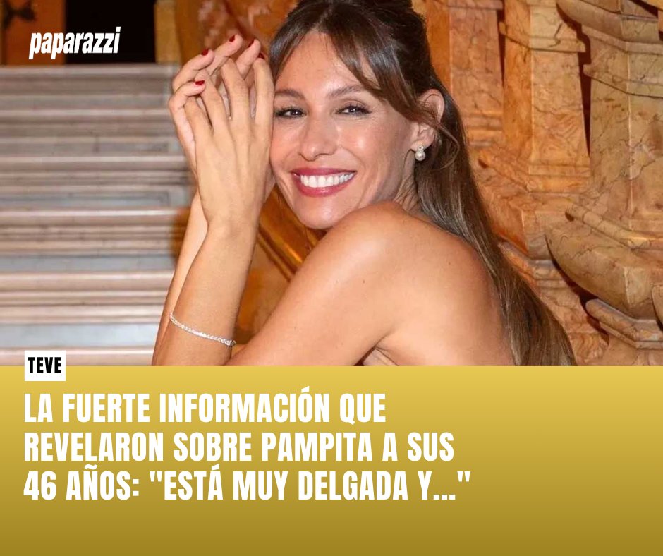 PaparazziRevis's tweet photo. 😰PREOCUPACIÓN: La modelo no atraviesa su mejor momento y se supo qué ocurre verdaderamente.
Lee la nota completa en https://t.co/jrQp492nHF
#pampita #informacion #delgadez https://t.co/DM6QBNWqCR