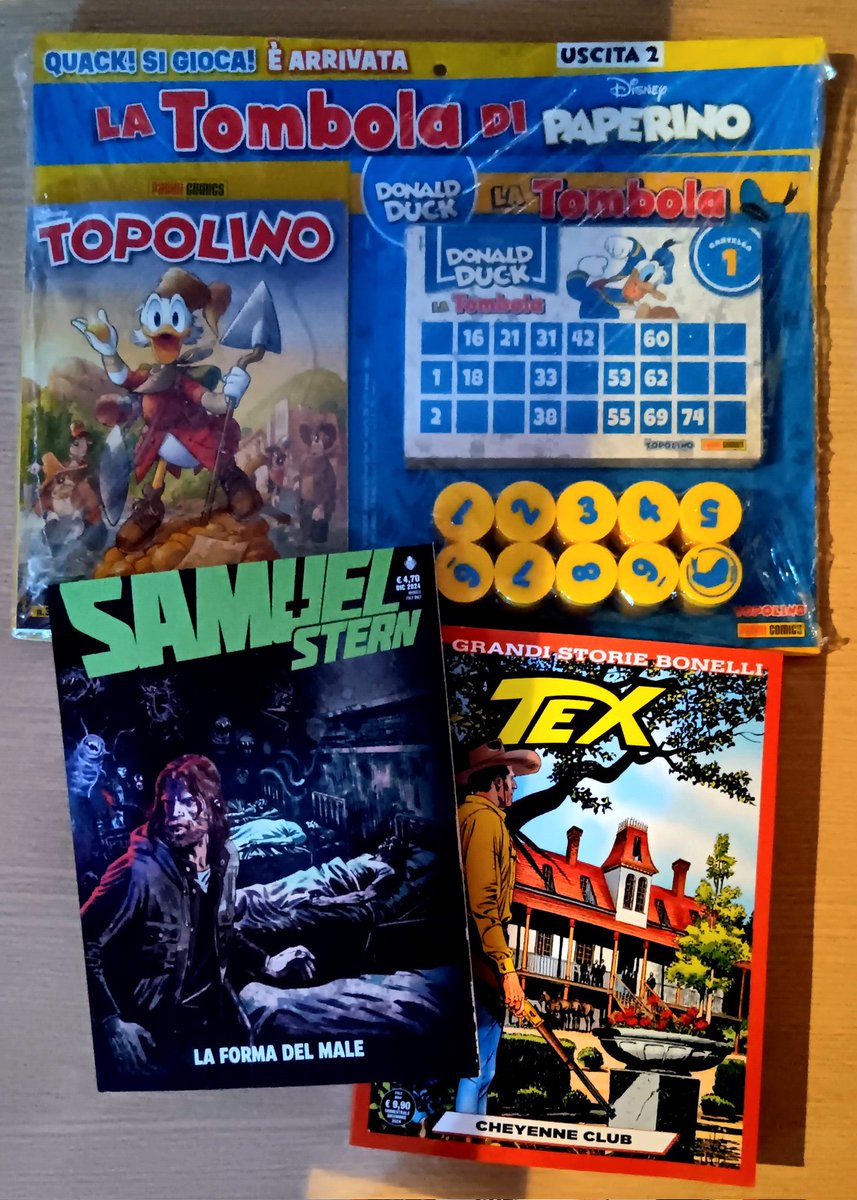 ✔️ Il "saccheggio" di oggi in #Edicola 💜 #SaccheggioInEdicola #TexWiller #Tex #Western #SergioBonelli #LeGrandiStorieBonelli #PaniniComics #Disney #PaniniDisney #PaniniComics #TopolinoMagazine #TombolaDiPaperino #FumettoItaliano #ItalianComics #Fumetti #Comics #MyComicsNews