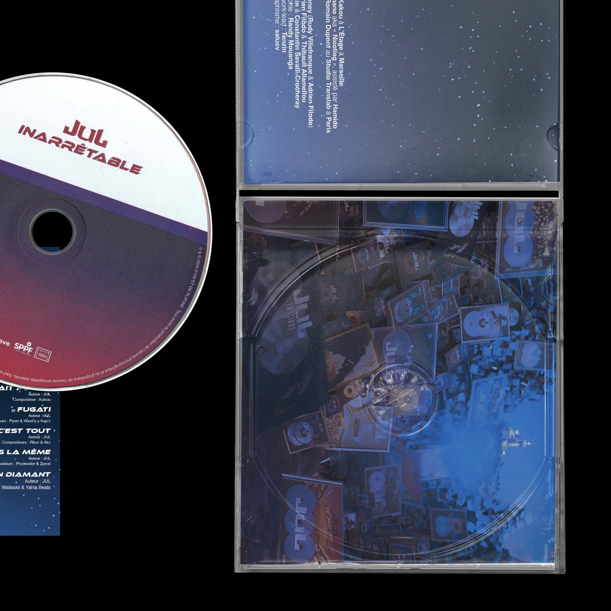 salu©v (@salu_cv) on Twitter photo Graphisme & packaging pour le nouvel de @juldetp « INARRÊTABLE » 👽🛸
avec l’équipe de choc:
COMPO & SCENES 3D COVER + BACK: <a href="/oniris__/">Tom Jeanbourquin 🗡️</a>
MONTAGE, COLO & LEAD: <a href="/Tenzin_____/">Tenzin SHEN</a>
3D ASSETS : <a href="/imaginecsc/">CONSTANTIN 👁️</a>
PHOTOGRAPHIE : Randy Mouanga
GRAPHISME & PACKAGING : <a href="/salu_cv/">salu©v</a>
et allez l’OM💙🤍 Graphisme & packaging pour le nouvel de @juldetp « INARRÊTABLE » 👽🛸
avec l’équipe de choc:
COMPO & SCENES 3D COVER + BACK: <a href="/oniris__/">Tom Jeanbourquin 🗡️</a>
MONTAGE, COLO & LEAD: <a href="/Tenzin_____/">Tenzin SHEN</a>
3D ASSETS : <a href="/imaginecsc/">CONSTANTIN 👁️</a>
PHOTOGRAPHIE : Randy Mouanga
GRAPHISME & PACKAGING : <a href="/salu_cv/">salu©v</a>
et allez l’OM💙🤍