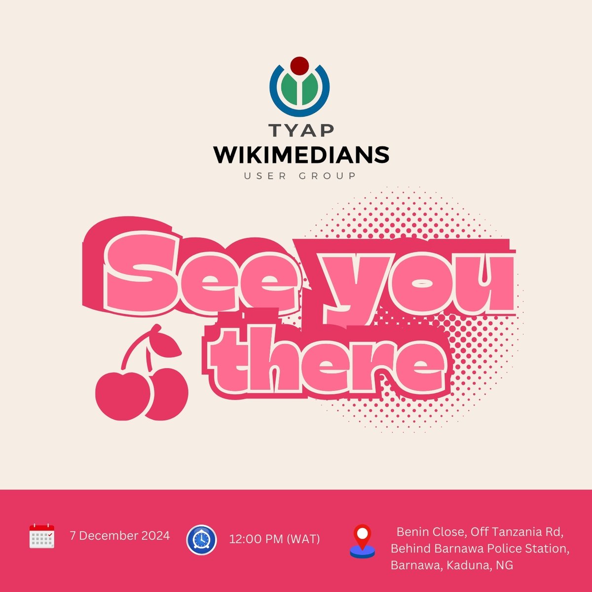 tyapwikimedia's tweet photo. MEETUP INVITATION
Please have a look at our meetup Meta-Wiki page and register on this page. Here is the link: https://t.co/i1cAmNp4tM… We are happy to welcome you on 7 December 2024, in Barnawa, Kaduna, Nigeria. Foo nzi̱t a̱mgba̱m! (Greetings to us all!)
#twu #nenzit #tyap https://t.co/WwYTE7GRsA
